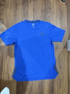 New Balance ランニングTシャツ Mサイズ ブルーのサムネイル