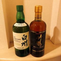 白州 シングルモルト 700ml      竹鶴 ピュアモルト 700mlのサムネイル