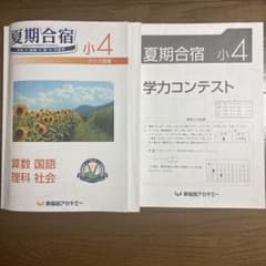 早稲田アカデミー 夏期合宿 小4 学力コンテストのサムネイル