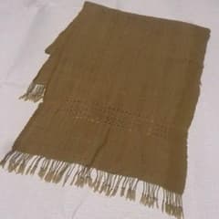 送料込み☆うさとの服　ストール　草木染め　綿100％　さとううさぶろうのサムネイル