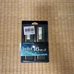 ドスパラセレクト DDR4 32GB (16GB×2) メモリー 使用済み - メルカリ