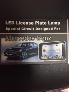 メルセデスベンツw221用のLEDナンバー灯です。のサムネイル