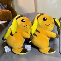 ポケットモンスター ほぺぴた ライチュウ ぬいぐるみ 2体セット Pokemonのサムネイル
