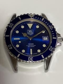 ジャンク　TAG Heuer 1000 Professional 腕時計　ブルー ジャンク TAG Heuer 1000 Professional 腕時計 ブルー - メルカリ