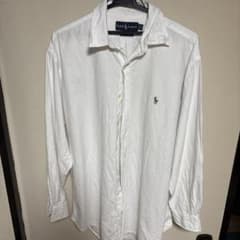 Ralph Lauren 長袖シャツ ビッグシャツ　ホワイトのサムネイル