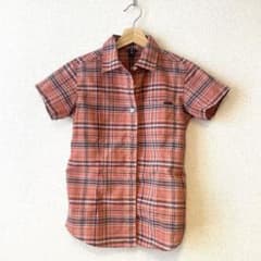 mont-bell 半袖チェックシャツ ピンク系 XSのサムネイル