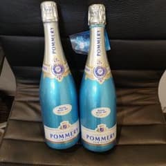 POMMERY ROYAL BLUE SKY シャンパン 750ml 2本セット - メルカリ