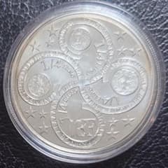 2003年 フランス銀貨 1/4ユーロ ユーロ導入1周年記念銀貨 SV900 - メルカリ