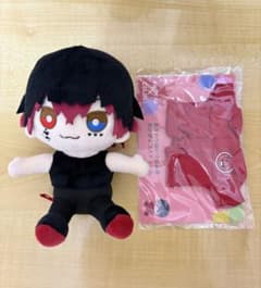 AMPTAK あっとくん おすわりぬいぐるみ おきがえコスチューム付き