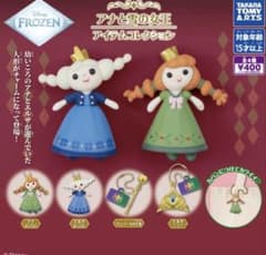 アナと雪の女王　アイテムコレクション　アナ　エルサ　王笏　ティアラ　キーホルダーのサムネイル