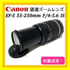 4段分手振れ補正❣️ Canon 55-250mm 軽量望遠ズーム 運動会に最適