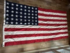 お値下げ　星条旗 アメリカ国旗 ヴィンテージ　48州のサムネイル