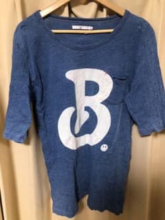 インディゴ染め　ポケット付きTシャツのサムネイル