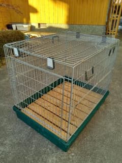 【美品】屋内使用　折りたたみ式ペットケージ　犬小屋　スチール犬舎　ハウス　大型犬のサムネイル
