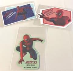 Spider-Man x Kappa Sushi Collaboration Sticker Set (3 types)