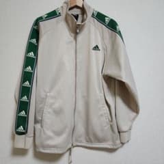adidas セットアップ ジャージ ベージュ グリーンのサムネイル