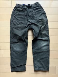 branshes ブランシェス　ロングパンツ 濃グレー ウェビングベルト