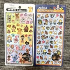 【国内正規品】ディズニークラシック　ズートピアmini ボンボンドロップシールのサムネイル