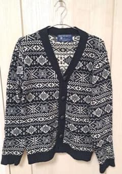 美品】JOHN OF GAUNT ウールカーディガン イギリス製 高級ウール 