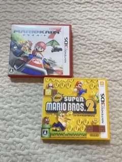 セット売りマリオカート7、ニュースーパーマリオブラザーズ2のサムネイル