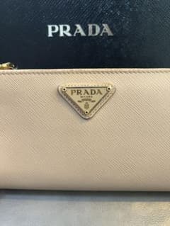 PRADA サフィアーノレザー 長財布 ピンクベージュのサムネイル