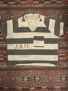 ヴィンテージプリズナーシャツ/ border prisoner shirt XLのサムネイル