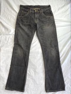 90s Wrangler フレアブラックデニム パンツ Y2Kのサムネイル