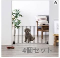 ペットフェンス P-SPF-94 4個セット ブラウン/幅90×高さ40cmのサムネイル