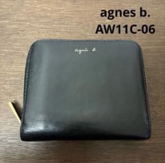 agnes b. アニエスベー AW11C-06ラウンドファスナー二つ折り財布