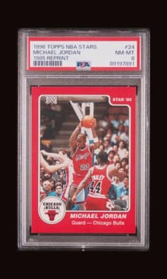 PSA8] Michael Jordan Topps1985 Reprint - メルカリ