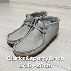 【美品】Clarks × Sporty & Rich グレー UK6.5 限定 美品】Clarks × Sporty & Rich グレー UK6.5 限定 - メルカリ