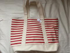 GAP ラージキャンバス　トートバッグ　赤のサムネイル