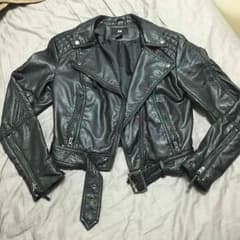 H&M フェイクレザー ライダースのサムネイル