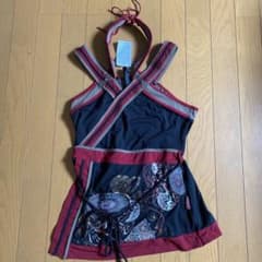 OZZ ONESTE 狐面プリント 和チャイナキャミソール OZZ ONESTE 狐面プリント 和チャイナキャミソール - メルカリ