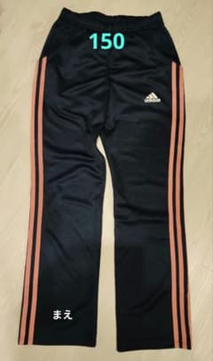 adidas キッズ ジャージ パンツ ネイビー