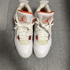 NIKE AIR JORDAN 4 RetroWhite/Team Orangeのサムネイル