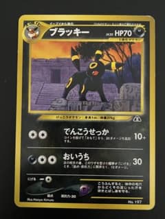 ポケモンカード 旧裏面 ブラッキー プレミアムファイル2 - メルカリ
