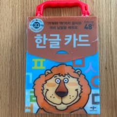 【韓国語】한글 카드 ハングルカード　48枚のサムネイル