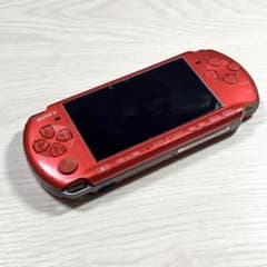 【激安】SONY PSP-3000 本体　ラディアントレッド　ジャンク品のサムネイル