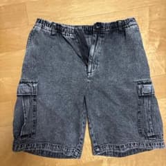 ケミカルウォッシュ デニム カーゴショーツのサムネイル