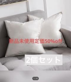 [最終値下げ]SHEIN　クッションカバー 50×50 2個のサムネイル