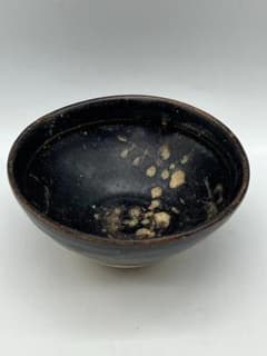 南宋時代禾目天目茶碗建窯茶盞【旧家蔵出し】 希少貴重唐物(F-93