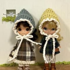 プチブライス☆ピクシー帽子《イエロー》のサムネイル