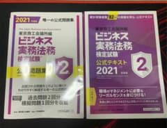 ビジネス実務法務検定試験2級公式テキスト と問題集　2021年度版のサムネイル