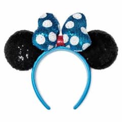 [1度のみ使用✨✨]ディズニー ミニー カチューシャ スパンコール ブルーのサムネイル