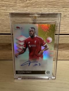 Topps Finest Ibrahima Konate 直筆サインカードのサムネイル