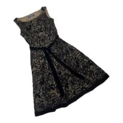 【クリーニング済み】M'S GLACY 黒ワンピース/着丈93cm（サイズ38）のサムネイル