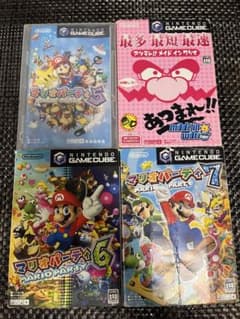 ゲームキューブ人気ソフト4種のサムネイル