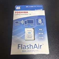 TOSHIBA FlashAir 8GB 無線LAN搭載SDHCカード - メルカリ