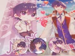 すとぷり  ななもりくん　缶バッジ　クリアファイルセットのサムネイル